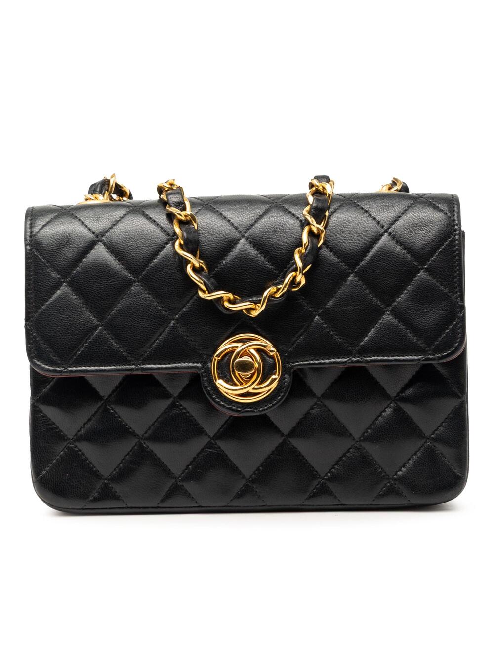 Chanel Vintage Cc Chain Flap Bag #287644C40B